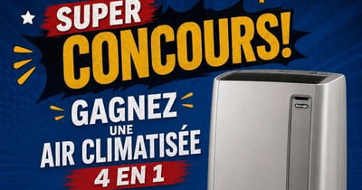 Concours Gagnez une climatisation portative 4 EN 1 De’Longhi Pinguino!