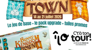 Concours Gagnez une copie du jeu Bunny Kingdom Town et trois tuiles promotionnelles ainsi qu'un pack d’amélioration!
