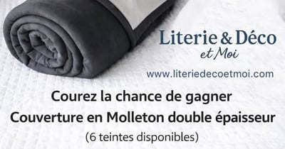 Concours Gagnez une couverture en molleton!