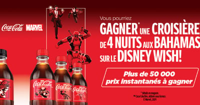 Concours Gagnez une Croisière Disney de Circle K et Coca-Cola