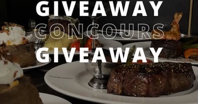 Concours Gagnez une dégustation steak & vin pour deux personnes, d’une valeur de 400 $!