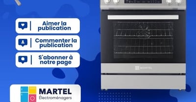 Concours Gagnez une des 5 cuisinières Martel ! Concours Gagnez une des 5 cuisinières Martel !