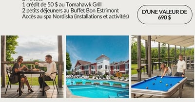 Concours Gagnez une évasion festive à l'Estrimont!