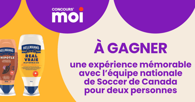 Concours Gagnez une expérience avec l'équipe nationale de soccer!
