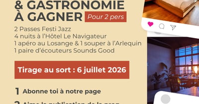 Concours Gagnez une expérience exceptionnelle au Festi Jazz international de Rimouski!