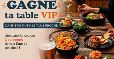 Concours Gagnez une expérience gourmande d'une valeur de 100$!
