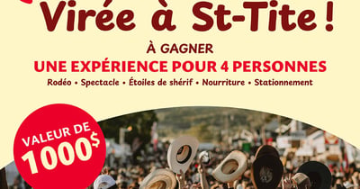 Concours Gagnez une expérience pour quatre personnes au Festival Western de St-Tite!