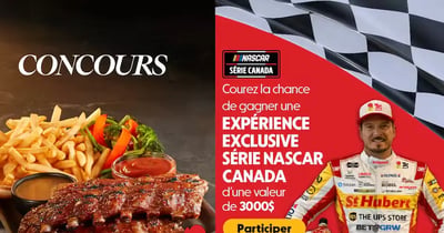 Concours Gagnez une expérience unique sur piste à bord d’une voiture de course aux côtés d’Alexandre Tagliani au circuit ICAR de Mirabel!