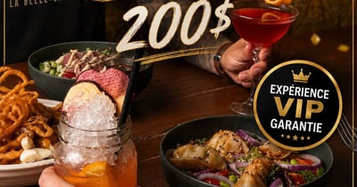 Concours Gagnez une expérience VIP d’une valeur de 200$ chez La Belle & La Bœuf Terrebonne!
