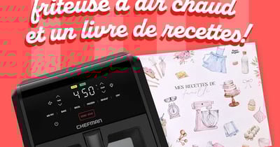 Concours Gagnez une friteuse à air chaud, et un livre de recettes!