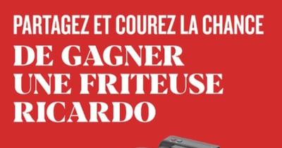 Concours Gagnez une friteuse Ricardo!