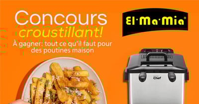Concours Gagnez une friteuse, une carte cadeau d'épicerie et un assortiment d'assaisonnements El-Ma-Mia!