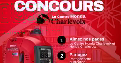 Concours Gagnez une Génératrice Honda