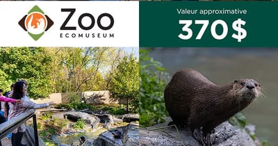Concours Gagnez une immersion sauvage pour six personnes au Zoo Economuseum!