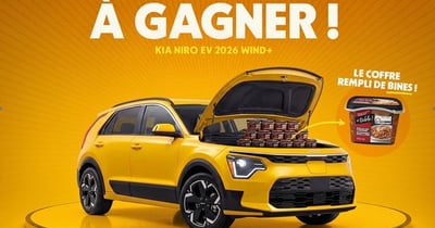 Concours Gagnez une Kia Niro électrique Wind + 2026 le coffre rempli de bines!