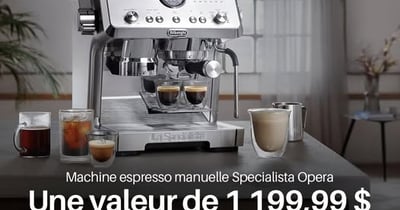 Concours Gagnez une machine espresso manuelle Specialista Opera de DeLonghi d’une valeur de 1199,99 $! Concours Gagnez une machine espresso manuelle Specialista Opera de DeLonghi d’une valeur de 1199,99 $!