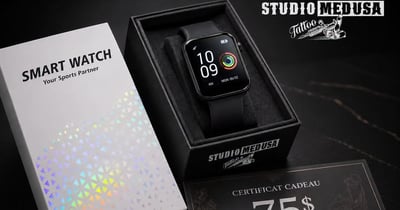 Concours Gagnez une montre intelligente et un certificat-cadeau de 75$ chez Studio Médusa!