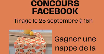 Concours Gagnez une nappe de la nouvelle collection Kabane!