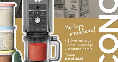 Concours Gagnez une Ninja Creami, deluxe sorbetière 11 en 1!
