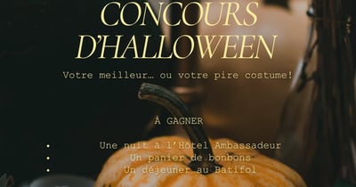 Concours Gagnez une nuit à l'Hôtel Ambassadeur, un panier de bonbons et un déjeuner au Batifol!