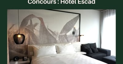 Concours Gagnez une nuitée en occupation double à l'Hôtel Escad!