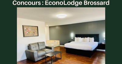 Concours Gagnez une nuitée gratuite pour 2 personnes avec petit-déjeuner au Econolodge Brossard!