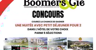 Concours Gagnez une nuitée pour 2 avec petit déjeuner parmi 5 sélections!