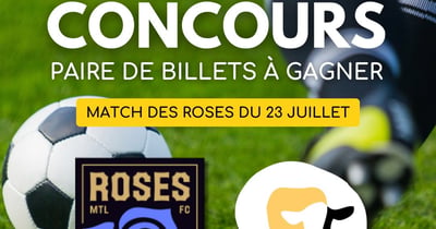 Concours Gagnez une paire de billets pour assister au match des Roses de Montréal le 23 juillet!