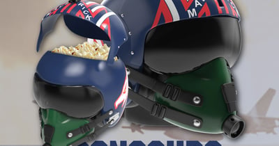 Concours Gagnez une paire de billets pour assister programme double TOP GUN,ainsi qu’un seau à popcorn à l’effigie du casque de Maverick!