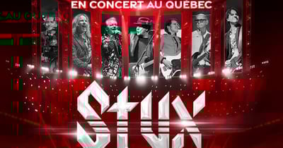 Concours Gagnez une paire de billets pour le concert de Styx au Centre Vidéotron le 24 octobre 2026!