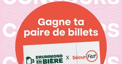 Concours Gagnez une paire de billets pour le festival Drummond en Bière!