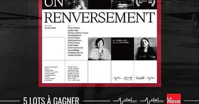 Concours Gagnez une paire de billets pour le film Un renversement et un exemplaire du livre!