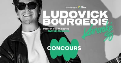 Concours Gagnez une paire de billets pour le spectacle de Ludovick Bourgeois!