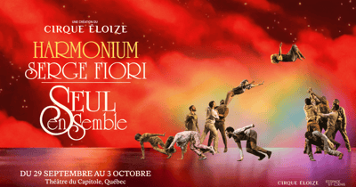 Concours Gagnez une paire de billets pour Serge Fiori - Seul Ensemble, le spectacle du Cirque Éloize!