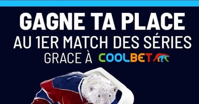 Concours Gagnez une paire de billets pour vivre le premier match des séries à domicile!