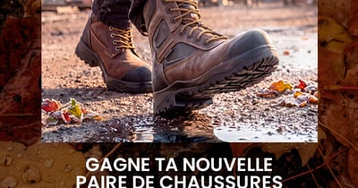 Concours Gagnez une paire de chaussures de travail!