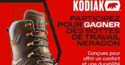 Concours Gagnez une paire de bottes de travail Kodiak Neragon!