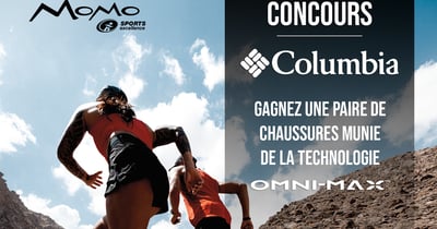 Concours Gagnez 1 paire de chaussures Columbia!