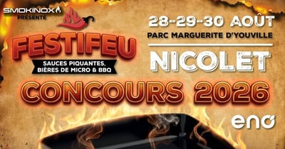 Concours Gagnez une plancha ENO Bergerac 2400 accompagnée d'un kit complet de livres de recettes et de sauces piquantes!