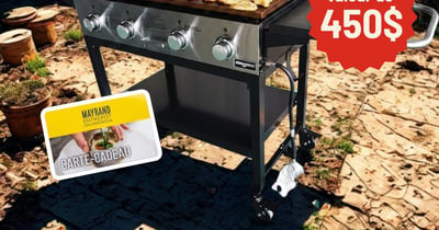 Concours Gagnez une plancha GRILLSMITH + une carte-cadeau Mayrand de 150$!