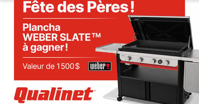 Concours Gagnez une Plancha Weber Slate!
