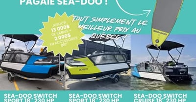 Concours Gagnez une planche à pagaie Sea-Doo 3,2 m, d’une valeur de 700 $ ! Concours Gagnez une planche à pagaie Sea-Doo 3,2 m, d’une valeur de 700 $ !