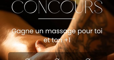 Concours Gagnez une séance de massothérapie pour vous ET une personne de votre choix!