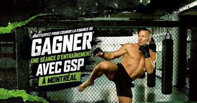 Concours Gagnez une séance d'entrainement avec Georges St-Pierre!