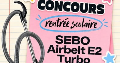 Concours Gagnez une SEBO Airbelt E2 Turbo!