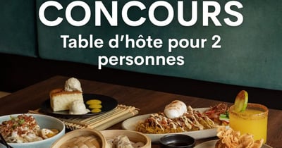 Concours Gagnez une table d’hôte pour deux personnes chez Wakai durant Sherbrooke met la table!