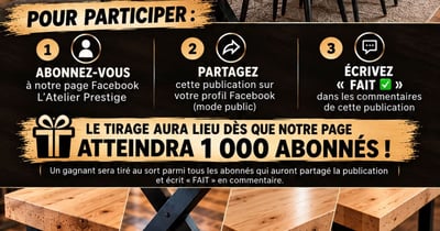 Concours Gagnez une table en érable massif!