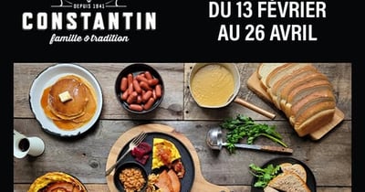 Concours Gagnez une tablée pour 4 personnes à la mythique Cabane à Sucre Constantin!