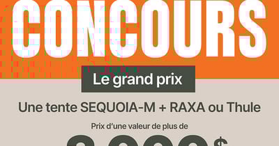 Concours Gagnez une tente de toit Sequoia-M!