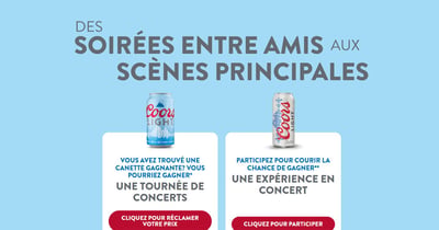 Concours Gagnez une tournée de concert!